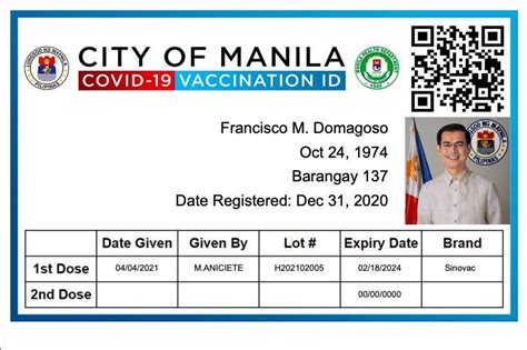 city of manila covid 19 vaccination id